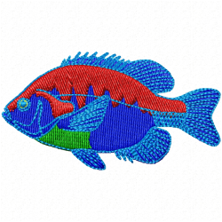 Fishes Embroidery Design 2 Fishes Embroidery Design 2